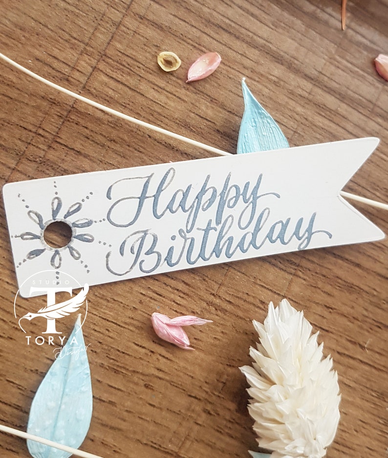 Custom Mini Gift Tags Personalised Calligraphy Flag Gifts Tags Etsy UK