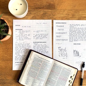 Scripture Journal Pages | Seminary | Latter-Day Saint | Come Follow Me | For Families and Youth |