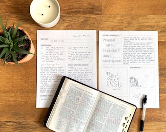Scripture Journal Pages | Seminary | Latter-Day Saint | Come Follow Me | For Families and Youth |