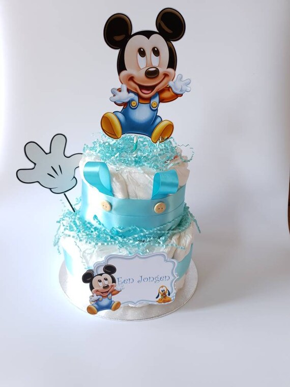 mickey mouse diaper cake