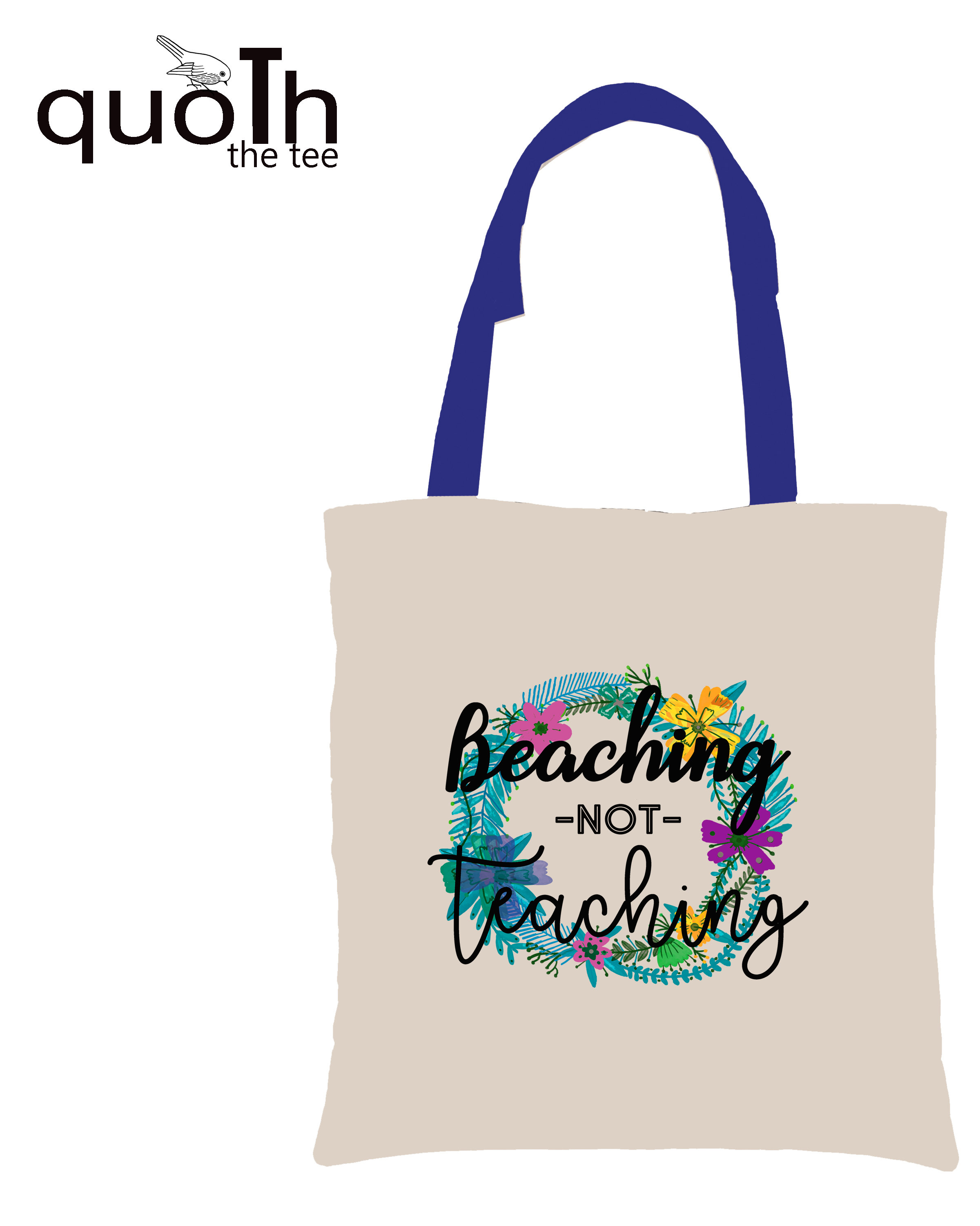 beaching not teaching bag