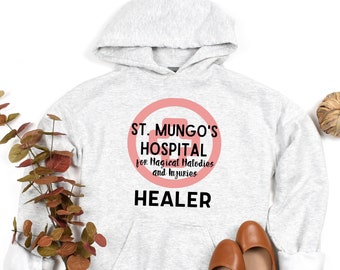 St. Mungo's Hoodie, Muggle nurse Sweatshirt, Magical Malodies Wizard Hoodie, Magic nurse sweatshirt, wizard nurse hoodie, St. Mungo Hoodie