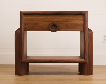 Dub Series 1 Walnut  nightstand