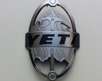 YETI Bicycle Head Badge Emblem For most Bike restoration