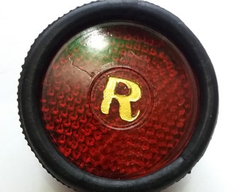 Reflector PLASTIC RUBBER RED R For Vintage Bicycle