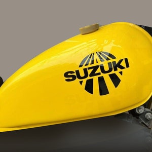 Sticker Decal Suzuki Vintage Enduro Sunrise Side Cover Fuel Tank (Free shipping)