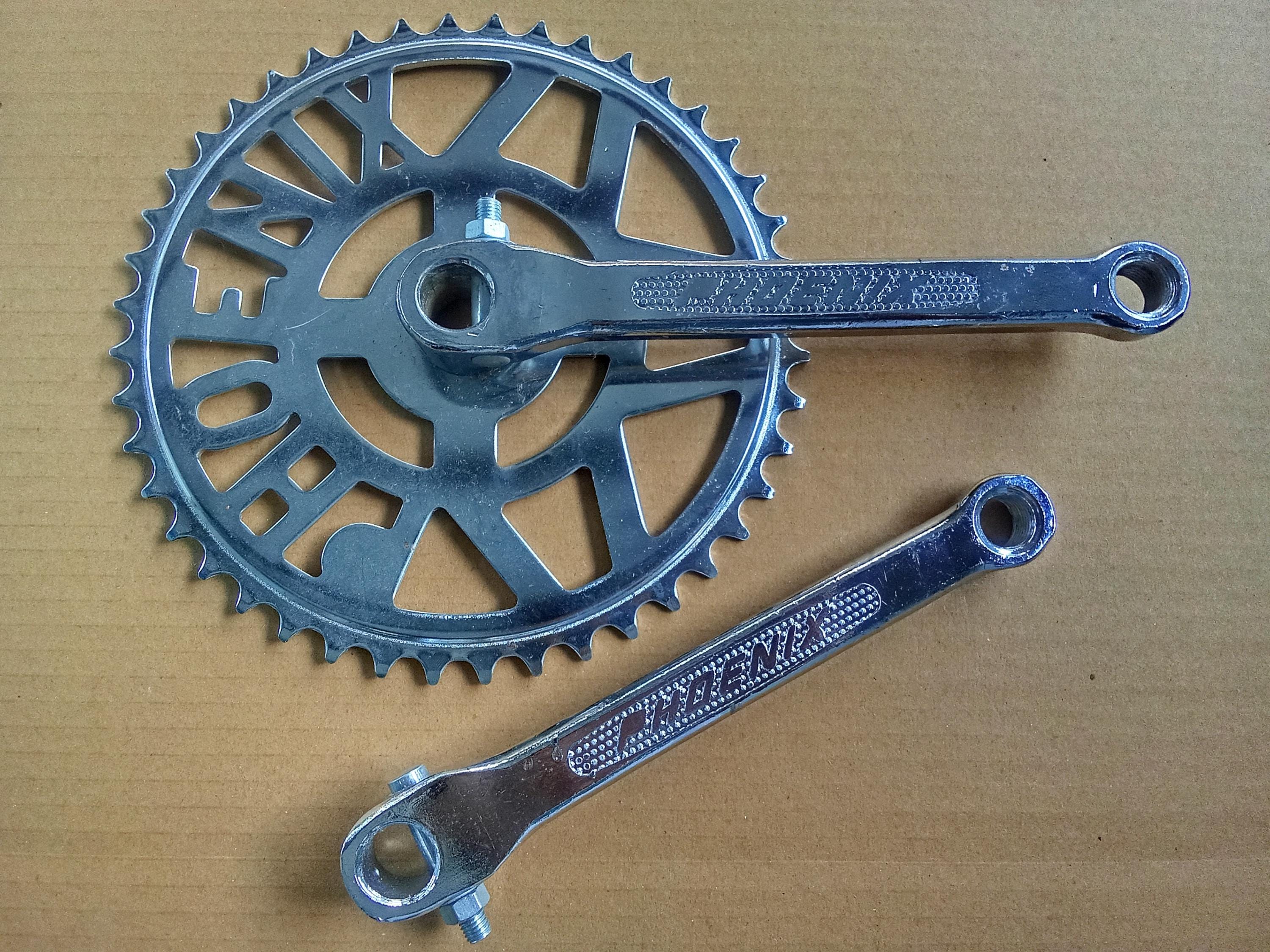 Vintage PHOENIX Bike Crank, 44T 165mm, NOS - Etsy