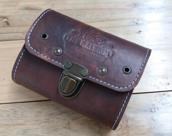 Raleigh Brown color Bicycle Tool Bag Bike Pouch handmade Fit Vintage bike and modern bikes 13.5 x 10 x 5.5cm