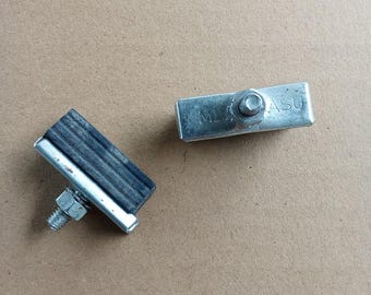 2 stuks MITASU-remblokrubber voor vintage fiets Raleigh Rudge Humber BSA-nr.: