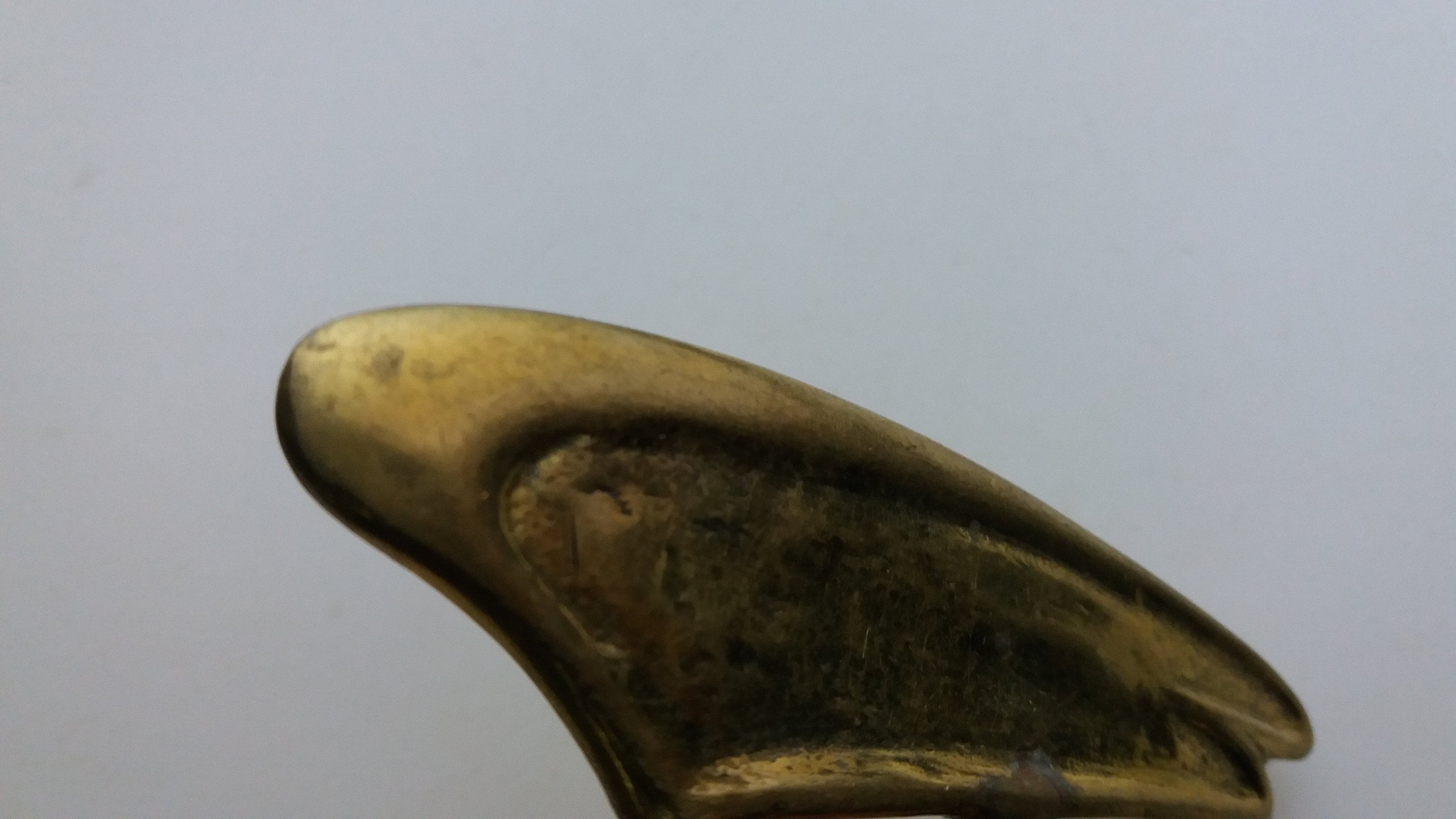 小物 IMBODEN WING BRASS Ornament Bicycle Motorcycle Front Mudguard Emblem Badge