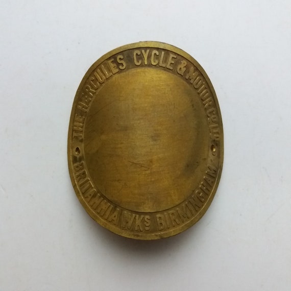 HERCULES Brass Head Badge Emblem for Hercules Vintage Bicycle Etsy