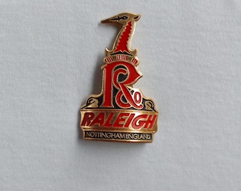Emblema distintivo per testa di bicicletta Raleigh vintage - Alluminio multicolore NOS