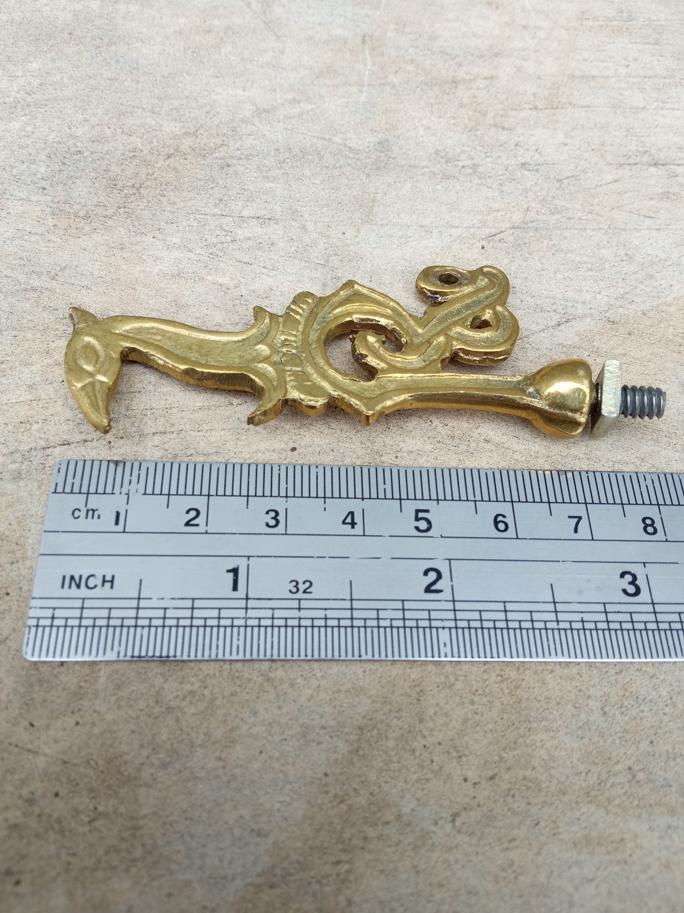 Insigne Vintage Garde-boue Avant Vélo Raleigh - Or/blanc/rouge - NOS Années 50 - UK