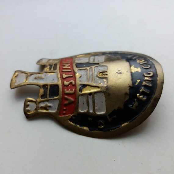 Rare Insigne Chamois Val d'Isere 2770 Compétition Motocycl