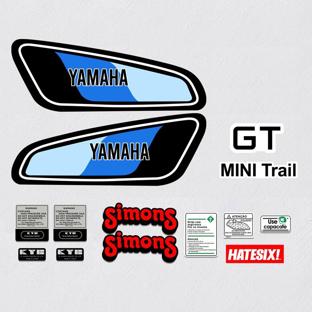 Autocollant Moto Vintage Minarelli Années 80 - Adesivo Sticker Tuning 6x10 Cm