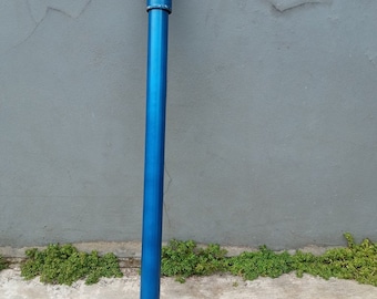 Bomba Vintage Válvula Presta Acero color azul trabajando Para Bicicleta Vintage NOS