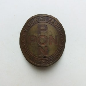 PON Head Badge Emblem For Vintage Bicycle