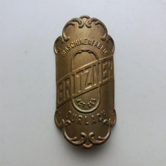 GRITZNER Head Badge Emblem for Vintage Bicycle - Etsy