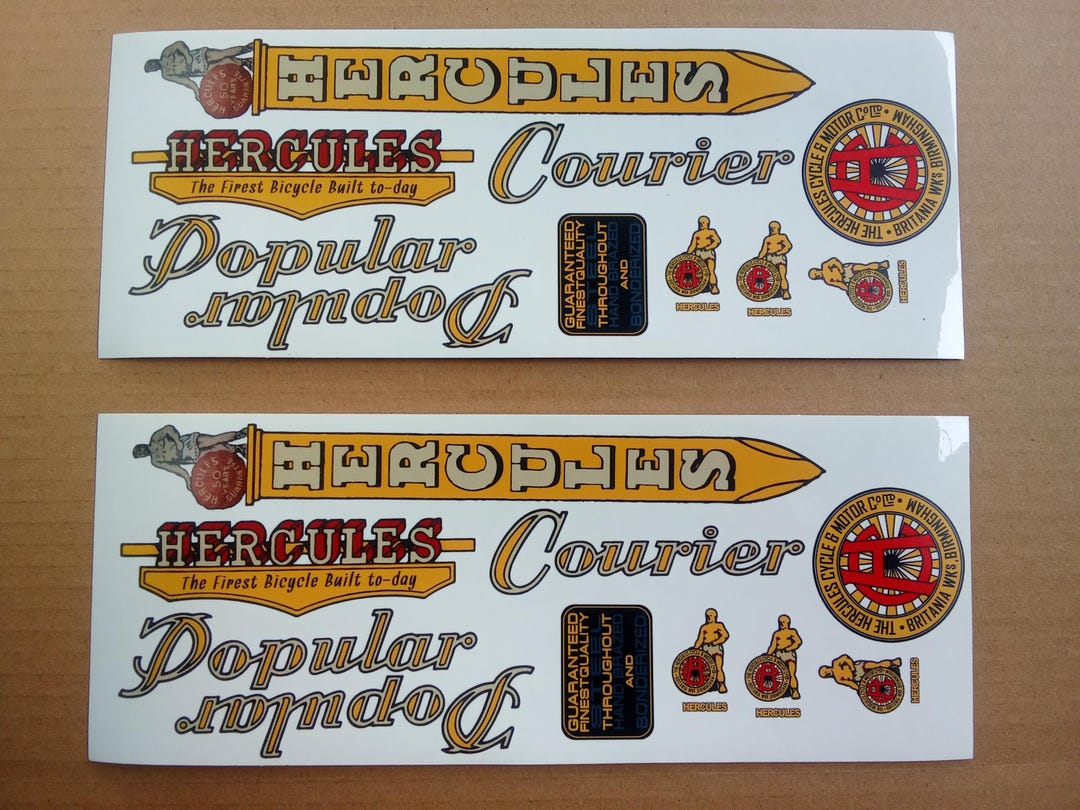 Logo Hercules Cycle Stickers Images TOMAHAWK Push Bike Cycle Stickers  Mountain Bike Luminous