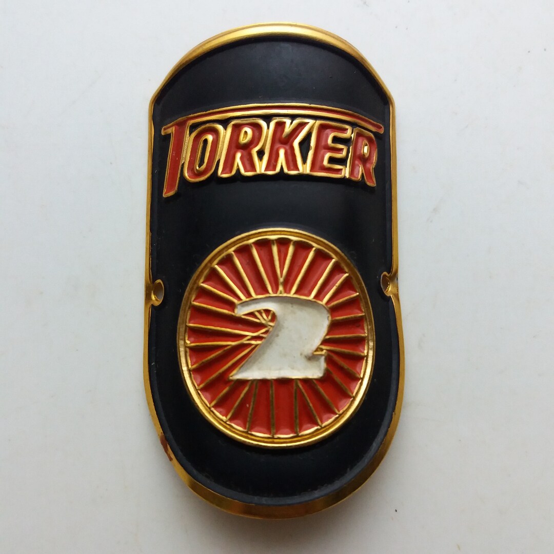 TORKER Emblem Head Badge for Torker Vintage Bicycle NOS Etsy