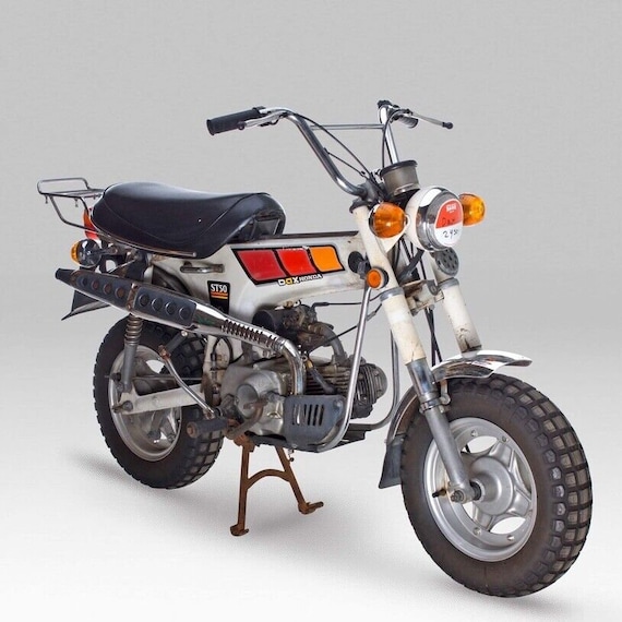 Sticker Decal Vintage Bike DAX ST50 America Version Cover Tank