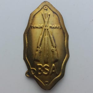 BSA messing embleem hoofdbadge voor BSA vintage fiets