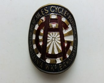 Color HERCULES Head Badge Emblem For Hercules Vintage Bicycle
