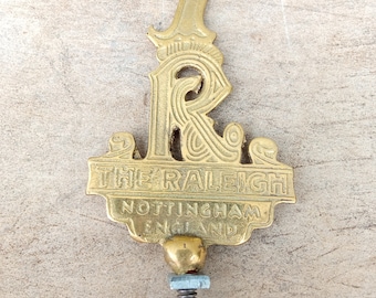 RALEIGH WIDE Fiets en Motorfiets Voor Spatbord Embleem Badge Messing