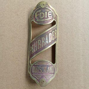 PAHRRADER head badge emblem for vintage bicycle