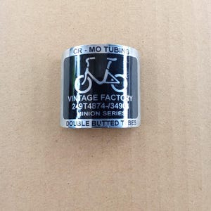 Minion Series Stainless Steel Bicycle Head Tube Badge Emblem