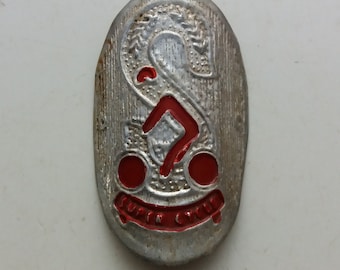 Ancienne plaque vélo EURAM France bicyclette bicycle headbadge vintage #2 - France