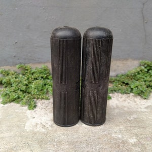 1 Pair Tricycle Mini Bicycle Handlebar Grips Black Color 3.3&quot; length Japan for vintage bicycle NOS