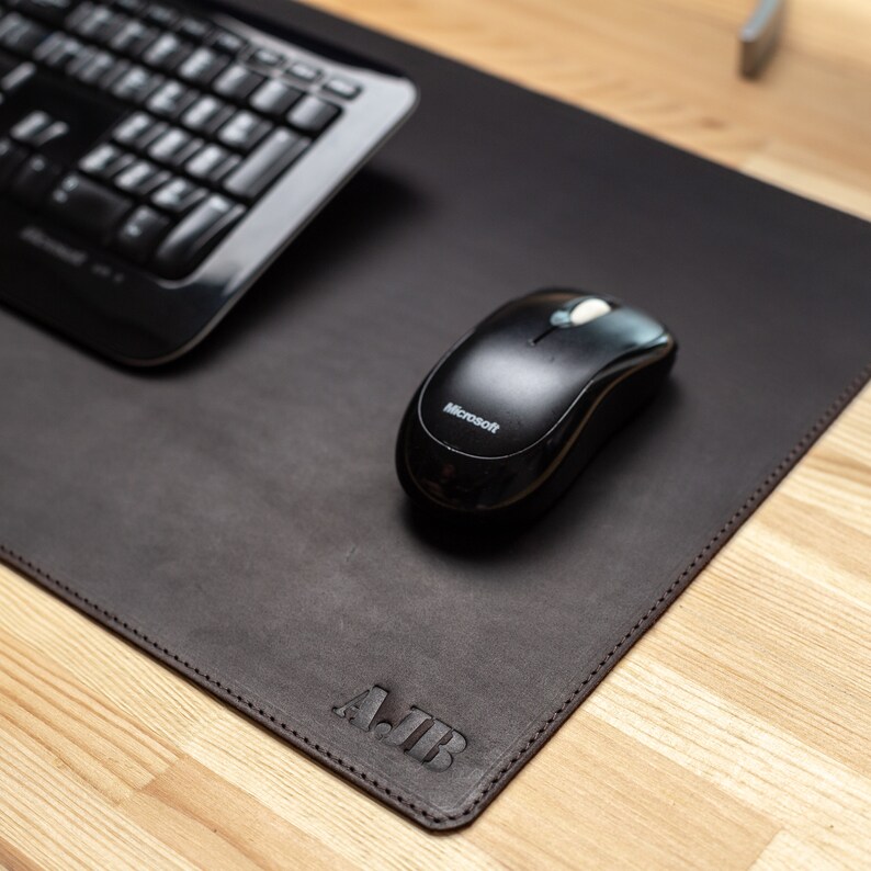Custom Desk Mat Office Desk Leather Pad Office Accessories Etsy