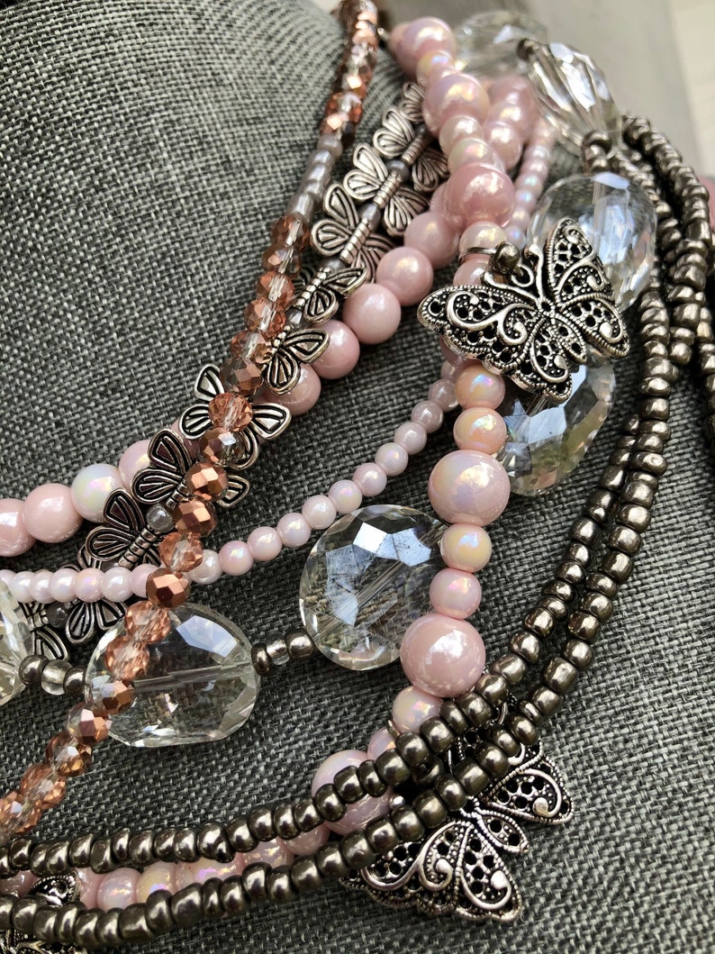 Blushing Wings Necklace
