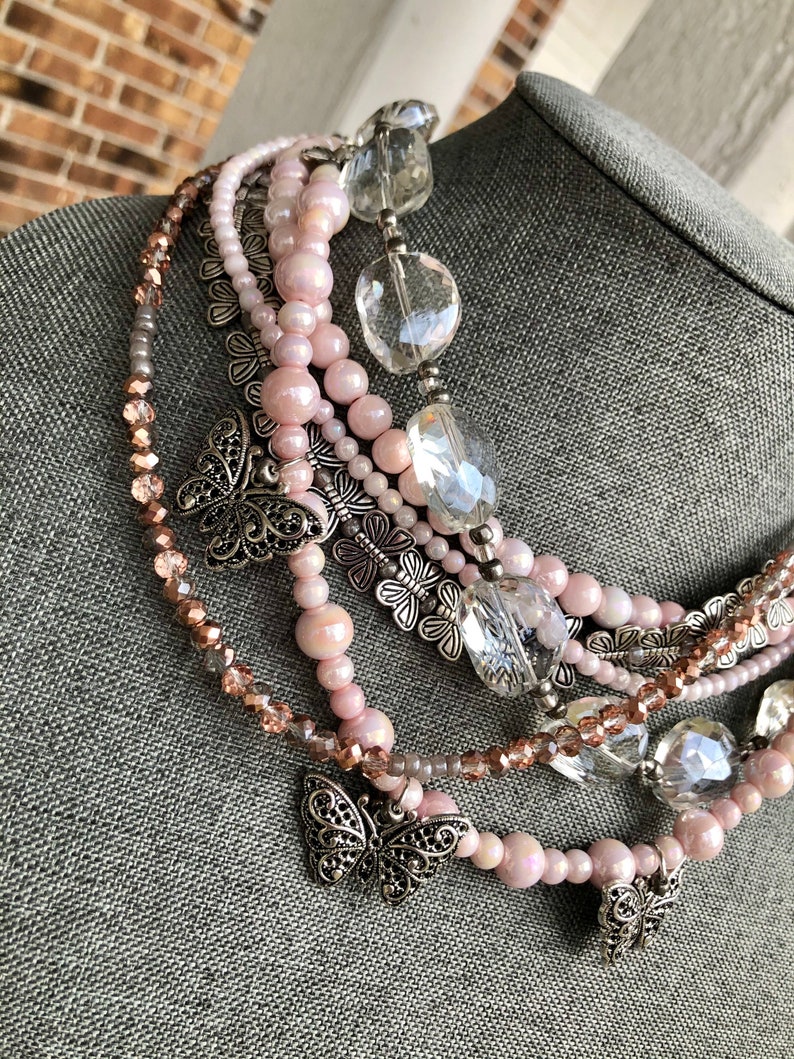 Blushing Wings Necklace