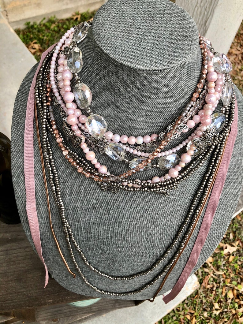 Blushing Wings Necklace