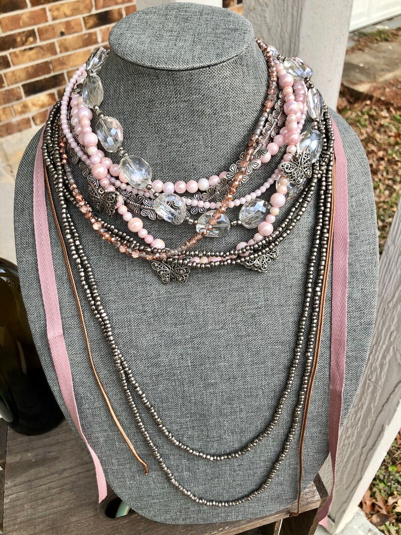 Blushing Wings Necklace