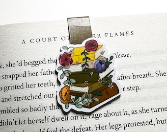 Bookstack Bookmark, Magnetic Bookmark, Planner bookmark, reading accessory, journal bookmark