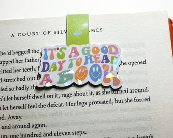 Good day to Read a Book Bookmark, Magnetic Bookmark, Planner bookmark, reading accessory, journal bookmark