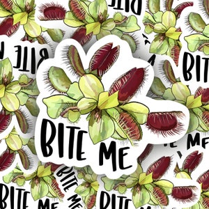 Venus Fly Trap Sticker | North Carolina Native Plant Sticker | Plant Sticker | Waterproof Sticker
