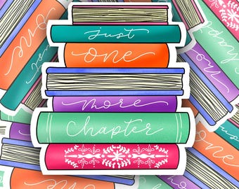 One More Chapter Sticker- Perfect for Journals, Laptops, & More!