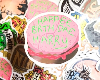 Happee Birthday Harry Sticker