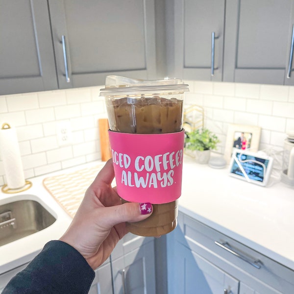 Iced Coffee Sleeve Etsy