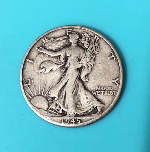 1943-d Walking Liberty Half Average Grade of Coin You Receive is Photographed