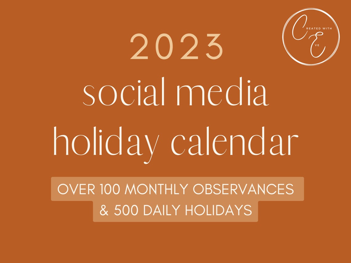 national-holiday-list-2023-social-media-spreadsheet-social-etsy