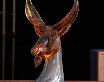 Hand Blown Glass Art Sculpture