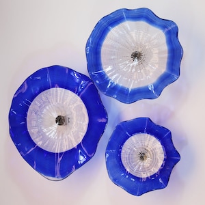 Art Blown Glass Wall Sculpture