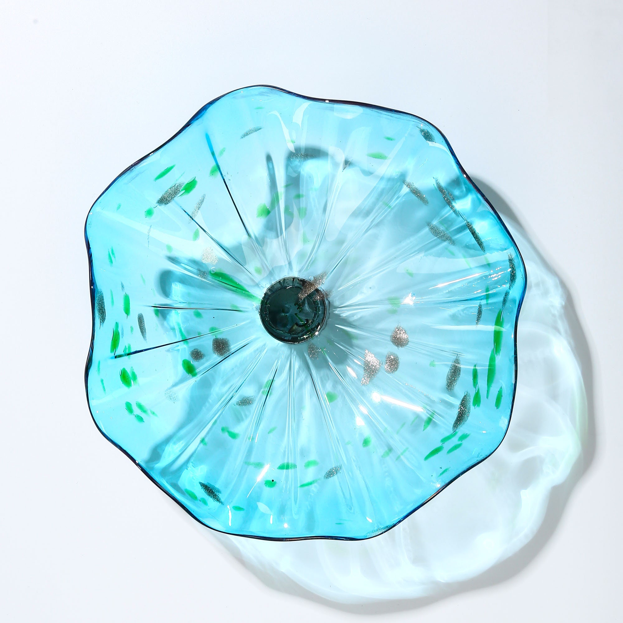 Blown Mounted Glass Art Wall Sculpture Etsy