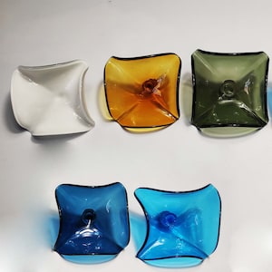 Hand Blown Glass Art Wall Sculpture