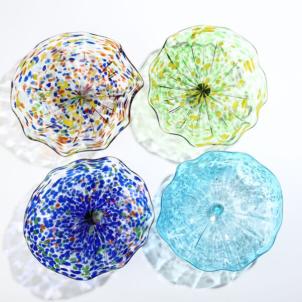 Blown Glass Wall Art Etsy